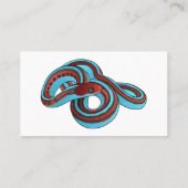 Carte De Visite San Francisco garter snake (Dos)