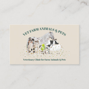 Carte De Visite Sanctuaire d'animaux de ferme