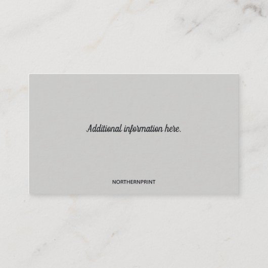 Carte De Visite Sandblasting modifiable (Dos)