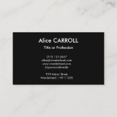 Carte De Visite Sandro Botticelli - La Primavera - QR Code (Dos)