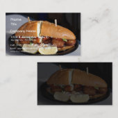 Carte De Visite Sandwich 3 à feston (Devant / Derrière)