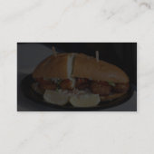 Carte De Visite Sandwich 3 à feston (Dos)