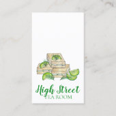 Carte De Visite Sandwich Au Doigt De Concombre L'Après-Midi Salle  (Devant)