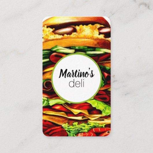 carte de visite sandwich fine (Devant)