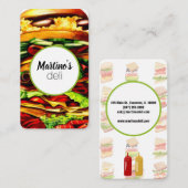 carte de visite sandwich fine (Devant / Derrière)