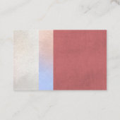 Carte De Visite Sangria Floral Leaf Designer (Dos)