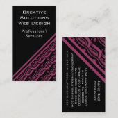 Carte de visite sans effort de charme, Bourgogne (Devant / Derrière)