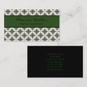 Carte de visite sans effort, Forest Green (Devant / Derrière)