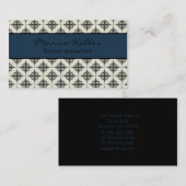 Carte de visite sans effort, Royal Blue (Devant / Derrière)