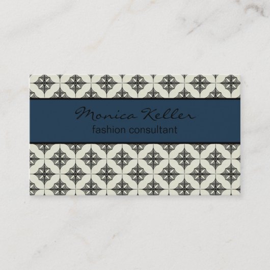 Carte de visite sans effort, Royal Blue (Devant)