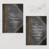 Carte De Visite Sanscartier Shadow Professionnel (Devant / Derrière)