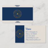 Carte de visite sanskrit (Devant / Derrière)