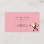 Carte De Visite Santa Claus (Dos)