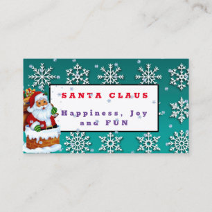 Carte De Visite Santa Claus