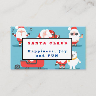 Carte De Visite Santa Claus