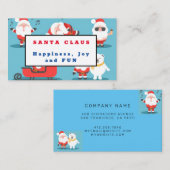 Carte De Visite Santa Claus (Devant / Derrière)