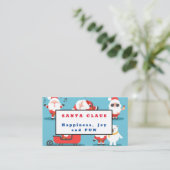 Carte De Visite Santa Claus (Debout devant)