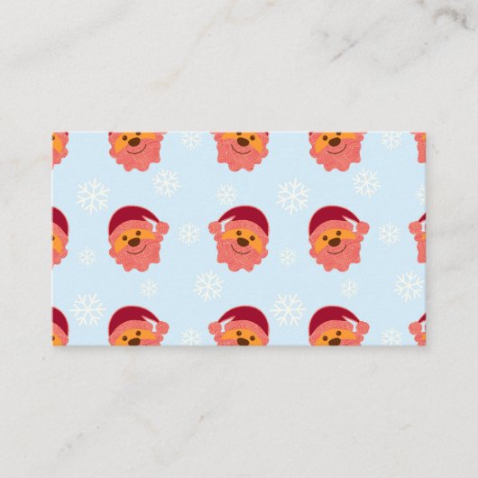 Carte De Visite Santa Claus (Devant)