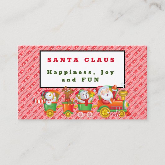 Carte De Visite Santa Claus (Devant)