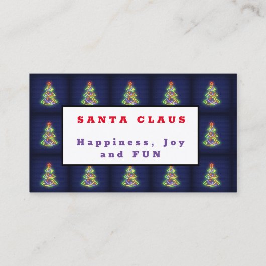 Carte De Visite Santa Claus (Devant)