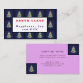 Carte De Visite Santa Claus (Devant / Derrière)