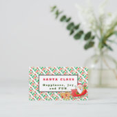 Carte De Visite Santa Claus (Debout devant)