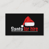 Carte De Visite Santa Hat, Santa Claus Entertainer (Devant)