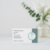 Carte De Visite Santé à domicile des infirmières (Debout devant)