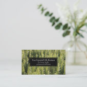 Carte De Visite Santé de fines herbes de Rosemary d'affaires (Debout devant)