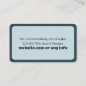 Carte De Visite Santé dentaire hygiéniste (Dos)