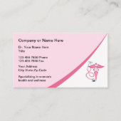 Carte De Visite Santé des femmes et clinique Médicale (Devant)