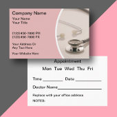 Carte De Visite Santé des femmes Nomination d'un médecin Médicale