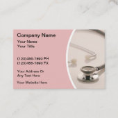 Carte De Visite Santé des femmes Nomination d'un médecin Médicale (Devant)