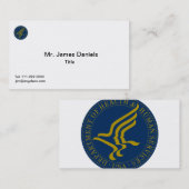 Carte De Visite Santé et services sociaux (HHS) (Devant / Derrière)