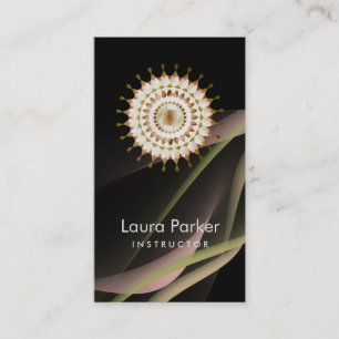 Carte De Visite Santé florale simple de logo élégant de Lotus