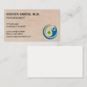 Carte De Visite Santé | Logo du médecin (Devant / Derrière)