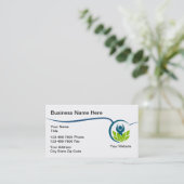 Carte De Visite Santé Médicale Bien-être physique (Debout devant)