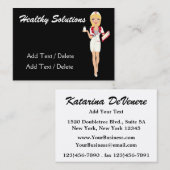 Carte De Visite Santé / Médicale - SRF (Devant / Derrière)