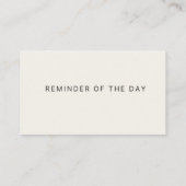 Carte De Visite santé mentale (Dos)