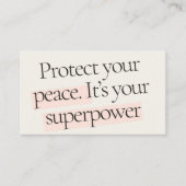 Carte De Visite santé mentale (Devant)