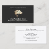 Carte De Visite Santé naturelle et alternative & Wellness Tree (Devant / Derrière)