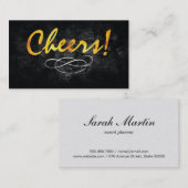 Carte De Visite Santé | Or (Devant / Derrière)