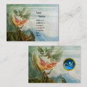 Carte De Visite Saphir bleu GEMSTONE MONOGRAM ANGELS VOL (Devant / Derrière)