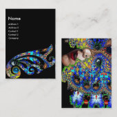 Carte De Visite SAPHIRE ÉPHÉRIQUE Beauté, Salon, Spa, Artiste maqu (Devant / Derrière)