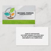 Carte De Visite Sapling Plant | Gardener | Landscaper  (Devant / Derrière)