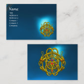 Carte De Visite Sapphire Bleu DES DRAGONS DOUCES (Devant / Derrière)