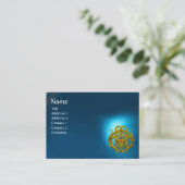 Carte De Visite Sapphire Bleu DES DRAGONS DOUCES (Debout devant)