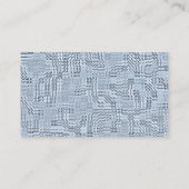 Carte de visite Sapphire Leaf (Dos)