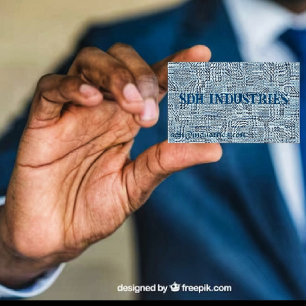 Carte de visite Sapphire Leaf