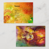 Carte De Visite SAPPHO DANSE, MUSIQUE, POÉSIE Plante de papillon m (Devant / Derrière)